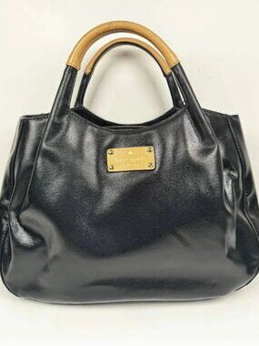 Kate Spade Fulton Street Treesh Patent Leather Satchel Black Handbag